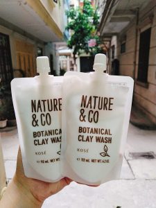 sữa rửa mặt NATURE & CO BOTANICAL CLAY WASH